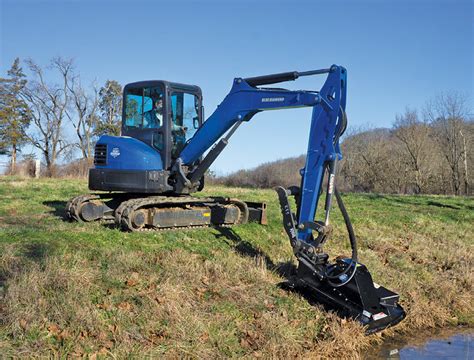 homemade mini excavator brush hog|blue diamond mini excavator brush cutter.